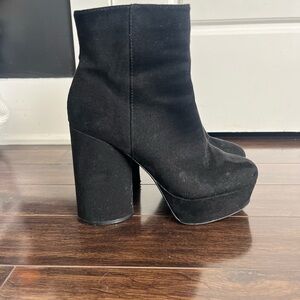 Call It Spring Black Platform Boots